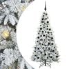 vidaXL Kunstig sammensatt juletre Hvit 180 cm PE og PVC
