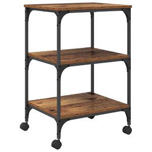 vidaXL Skiverstativ Gamle tre 50 x 41 x 75 cm Konstruert tre