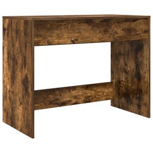 vidaXL Skrivebord med skuff R&oslash;kt Eik 100 x 50 x 78 cm Konstruert tre