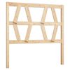 vidaXL Sengegavl 96x4x100 cm heltre furu