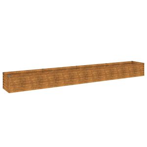 vidaXL H&oslash;ybed til hage 386x50x36 cm cortenst&aring;l