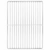 vidaXL Grillrist 40 x 30 cm Rustfritt st&aring;l S&oslash;lv