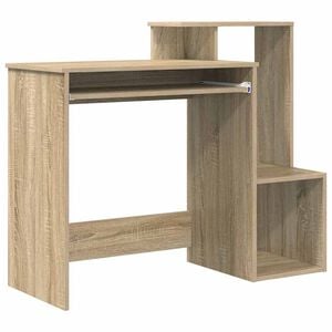 vidaXL Skrivebord Sonoma eik 106 x 41 x 88.5 cm Konstruert tre