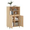 vidaXL Highboard sonoma eik 60x36x110 cm konstruert tre