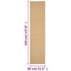 vidaXL Teppe naturlig sisal 80x350 cm