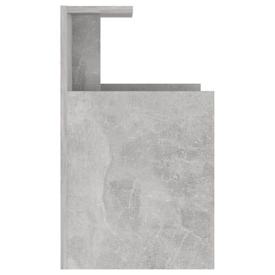 vidaXL Nattbord betonggrå 40x35x60 cm sponplate