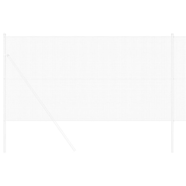 vidaXL Sveist tr&aring;dgjerde s&oslash;lv 1.2 x 50 m