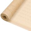 vidaXL Skjermnett beige 1x10 m HDPE 150 g/m&sup2;