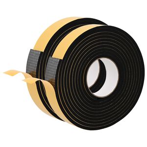 vidaXL Selvklebende skum tape 2 stk. Svart 30mm x 5m CR skum