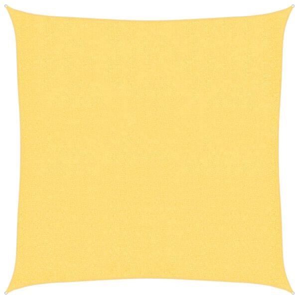 vidaXL Solseil HDPE Kvadrat 3,6x3,6 m Beige