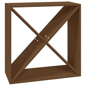 vidaXL Vinhylle honningbrun 62x25x62 cm heltre furu