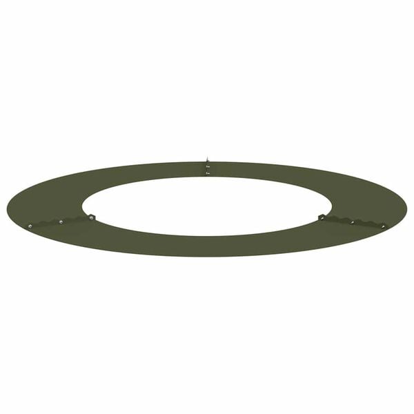 vidaXL passende for Flat Tre Ring Olivengr&oslash;nn &Oslash;50 / 80 cm St&aring;l