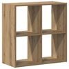 vidaXL Bokhylle artisan eik 68,5x32x68,5 cm konstruert tre