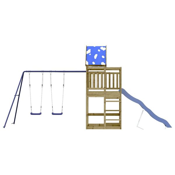 vidaXL Utend&oslash;rs lekesett impregnert furu