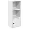 vidaXL Bokhylle hvit 31x24x77 cm konstruert tre