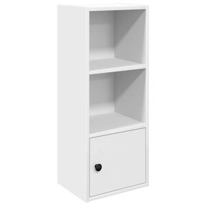 vidaXL Bokhylle hvit 31x24x77 cm konstruert tre
