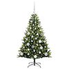 vidaXL Kunstig Hengt Julegran med 150 LED-lys grønn 120 cm PVC og PE