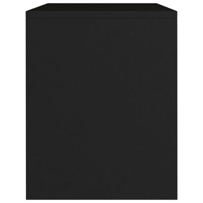 vidaXL Nattbord svart 40x30x40 cm konstruert tre