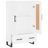 vidaXL Highboard hvit 69,5x31x115 cm konstruert tre