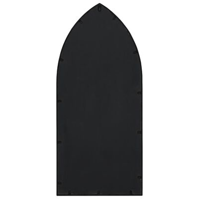 vidaXL Hagespeil svart 70x30 cm for utendørs bruk jern
