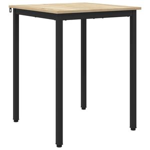 vidaXL Spisebord 60 x 60 x 75 cm Konstruert tre Sonoma eik Torget