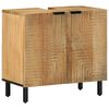 vidaXL Servantskap brun 62x33x58 cm heltre mango
