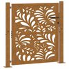 vidaXL Hageport 100x100 cm v&aelig;rbestandig st&aring;lb&oslash;lgedesign