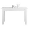 Finori Uttrekkbart spisebord Coburg 120 hvit