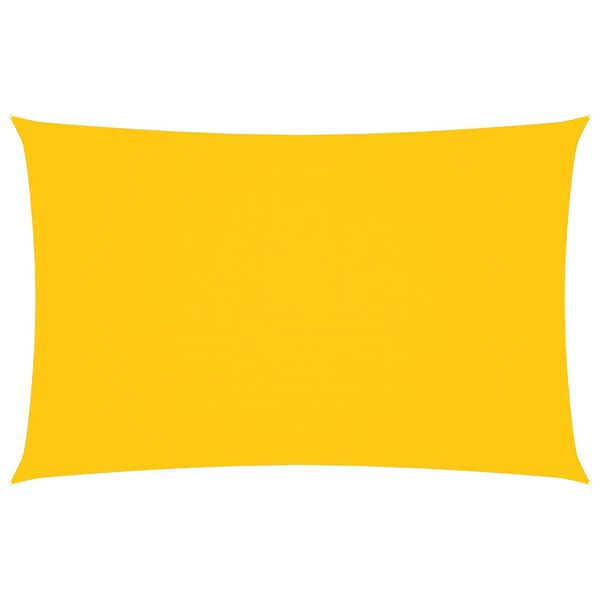 vidaXL Solseil oxfordstoff rektangul&aelig;r 2,5x5 m gul