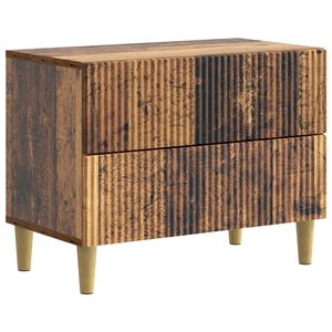 vidaXL Nattbordskap Gammelt tre 62 x 34,5 x 48 cm Konstruert tre