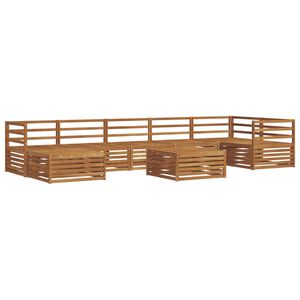 vidaXL Utend&oslash;rs sofa-sett 8 pcs Naturlig