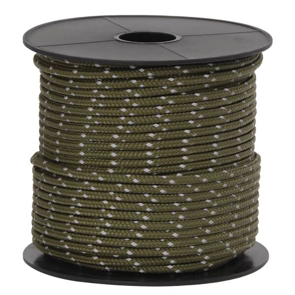 vidaXL Barduner med refleksstrimler og skiftenøkler 50 m 4 mm