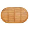 vidaXL Bordplate Olje naturlig 120 x 70 x 2 cm Solid akasietre