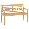 vidaXL Hagesofagruppe 4 deler heltre teak