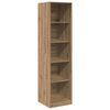vidaXL Garderobe artisan eik 50x50x200 cm konstruert tre