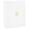 vidaXL Highboard hvit 69,5x34x180 cm konstruert tre