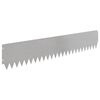 vidaXL Gjerdekant 20 pcs 103 x 20 cm St&aring;l S&oslash;lv