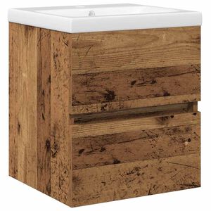 vidaXL Baderomsvaskeskap Svart Eik 80 x 39 x 62 cm Konstruert tre
