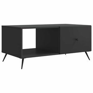 vidaXL Kaffebord Svart 90 x 50 x 40 cm Konstruert tre