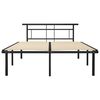 vidaXL Sengeramme svart metall 160x200 cm