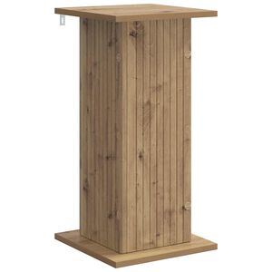 vidaXL Planteholder Artisan eik 30,5 x 30 x 60,5 cm Konstruert tre