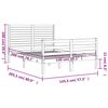 vidaXL Sengeramme med hodegavl 140x200 cm heltre