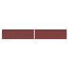 vidaXL Uttrekkbar sidemarkise 200x1200 cm brun