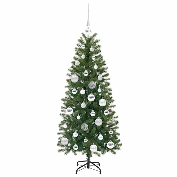vidaXL Kunstig juletre med 150 LED med stativ gr&oslash;nn 120 cm PE og PVC