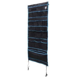 vidaXL Oppbevaringspose med lagring Svart og Bl&aring; 125 x 48 cm oxford