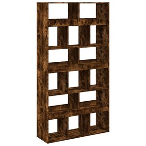 vidaXL Bokhylle r&oslash;kt eik 100x33x187,5 cm konstruert tre