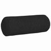 vidaXL Bolster puter 2 pcs Svart Ø 25 x 70 cm stoff
