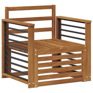 vidaXL Utend&oslash;rs sofa-sett Naturlig 71 x 63 x 73 cm Solid akasietre