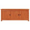 vidaXL Sko Skap VoksBrun 110 x 38 x 45,5 cm Massiv furu