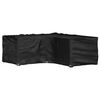 vidaXL L-formet hagem&oslash;beltrekk 16 maljer 215x215x70 cm